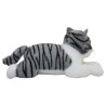 Gato Echado Ronroneti Taby Extra Gde Con Sonido