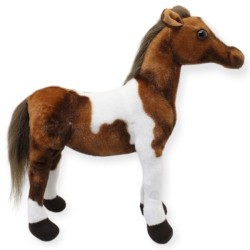 Caballo Velocity Pinto Oscuro Gde Con Sonido