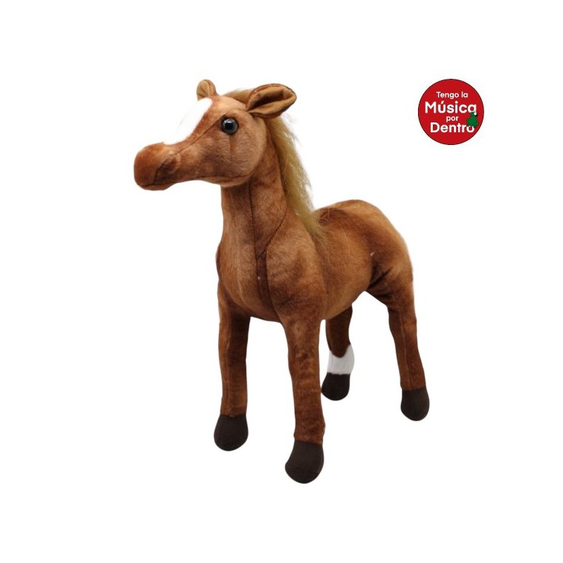 Caballo Herradura Café Gde Con Sonido