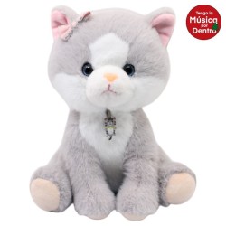 Gato Katower Gris Con Sonido Gde
