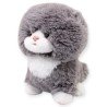 Gato Bolichon Gris Con Sonido Med