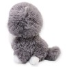 Gato Bolichon Gris Con Sonido Med