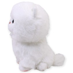 Gato Bolichon Blanco Con Sonido Med