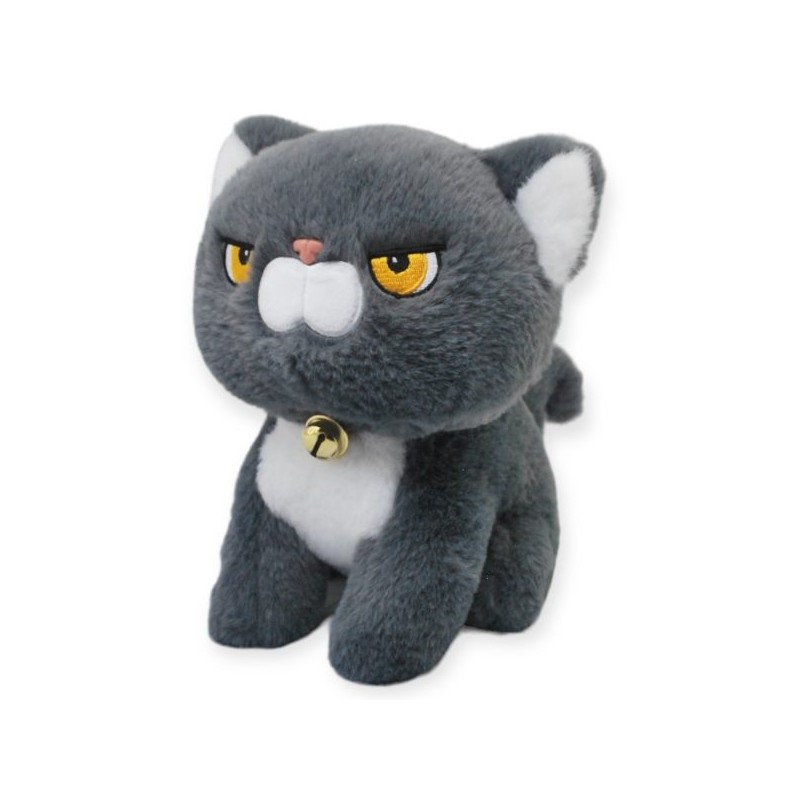 Gato Refunfuñon Gris Gde