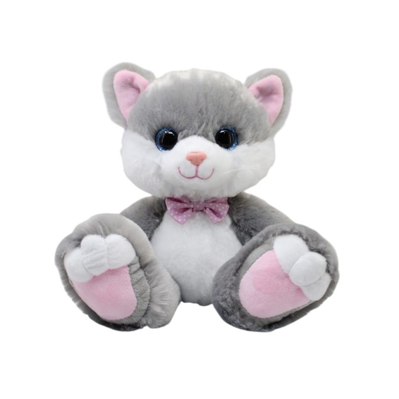 Gato Patufus Gris Con Sonido Gde