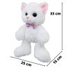 Gato Patufus Blanco Con Sonido Gde