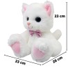 Gato Patufus Blanco Con Sonido Gde