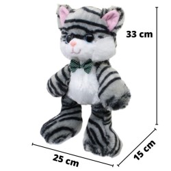 Gato Patufus Atigrado Con Sonido Gde
