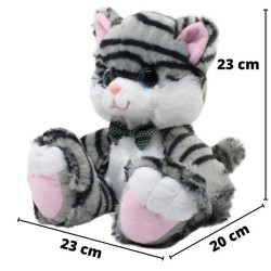 Gato Patufus Atigrado Con Sonido Gde