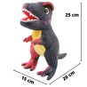 Dinosaurio Trexin Negro Med