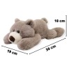Oso Echado Hueby Cocoa Gde
