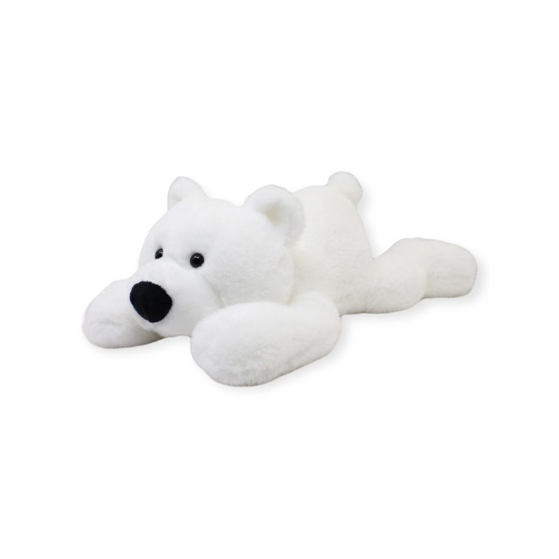 Oso Echado Hueby Blanco Gde