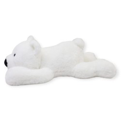 Oso Echado Hueby Blanco Gde
