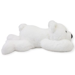 Oso Echado Hueby Blanco Gde