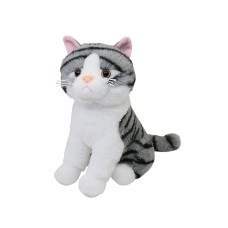 Gato Ronroneti Gde Con Sonido (Gris)