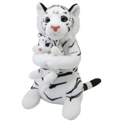 Tigre Blanco Con Cría Magnum
