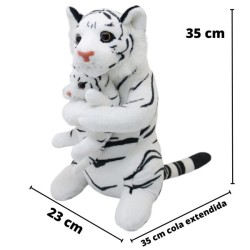 Tigre Blanco Con Cría Magnum